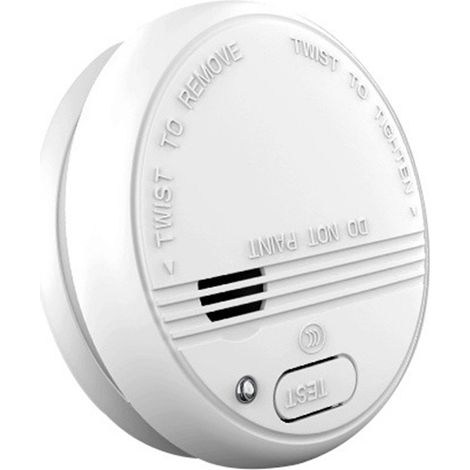 Détecteur de fumée 85 décibels auto-test batterie faible alarme incendie haute sensibilité pour maison (1/5)