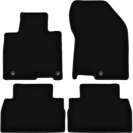 BASIC schwarze Veloursmatten für: Hyundai SantaFe IV SUV (2018-)