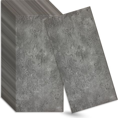 Verdico 3D Panneaux muraux Polystyrne - Gris - 100x50 Cm - Design Architectural - 20 pices - 10 m2 - Panneaux de plafond