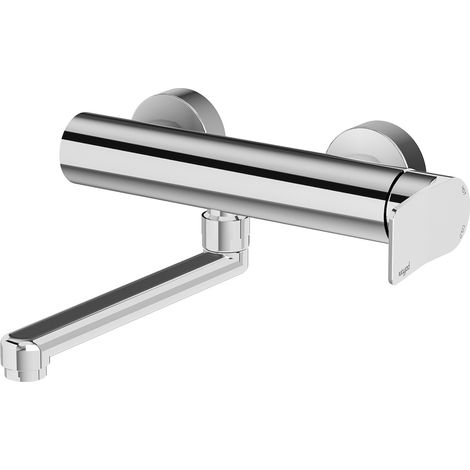 Miscelatore per lavello a parete Paffoni serie Tilt TI161CR Cromato - Ottone (1/3)
