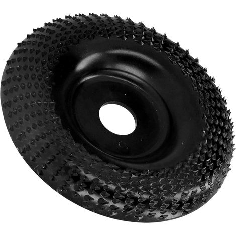 Disque abrasif 100 mm noir pour meuleuse d'angle - Polissage et façonnage du métal (1/5)