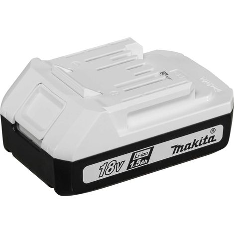 Batterie li-ion 18V 1.5Ah – Empreinte spéciale pour outils Makita – Compatible CL183D et HP457DWE10 – Chargeur DC18WA