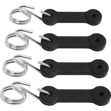 Lot de 4 sangles‑crochets élastiques compatibles tondeuse Craftsman, remplacement pièces de fixation (1/5)