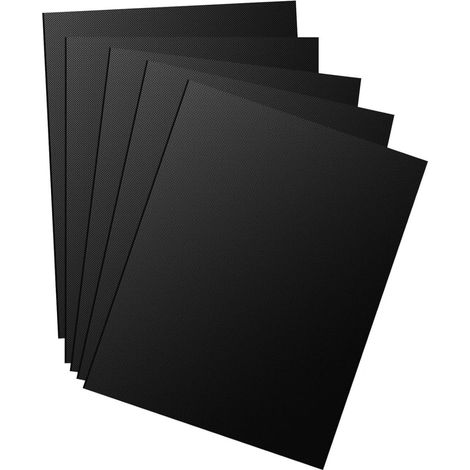 5 Pièces 40x33cm Tapis de Cuisson Barbecue, Plaque Feuille de Cuisson Four Accessoire, Papier Barbecue Anti-Adhérent Réutilisable Nettoyable, Peut être coupé, pour Barbecue Électrique Gaz (1/5)