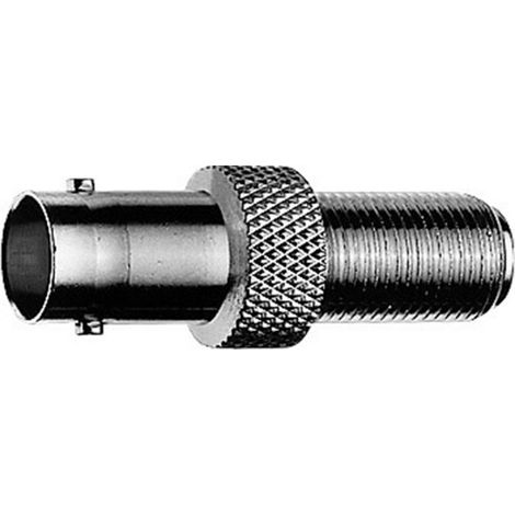 Telegärtner 100023640 100023640 Koax-Adapter BNC-Buchse - F-Buchse  1 St.