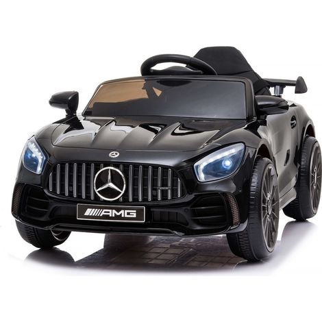Coche eléctrico para niños - Mercedes GTR AMG - 2x25W - negro (1/5)