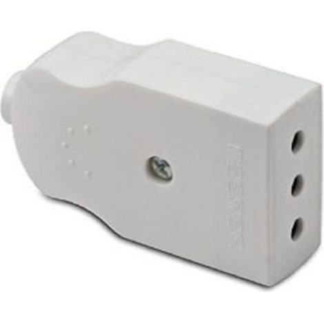 Presa volante compact Master Living 05211 10A Bianco