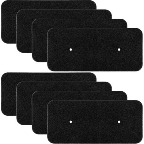Pair 8 Pcs Filtre, éponge de Filtre 275 x 125 x10 mm, Filtre à éponge Dryer pour Seche Linge Candy, Hoover 40006731, Filtres Accessoire pour Sèche-linge Pompe Chaleur (1/5)