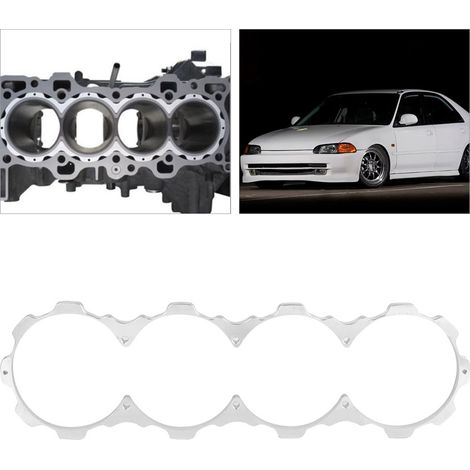 Protège-bloc moteur en aluminium pour Honda D16Y D16Z D15 D16, plaque de protection moteur, compatible série D, accessoire auto robuste. (1/5)
