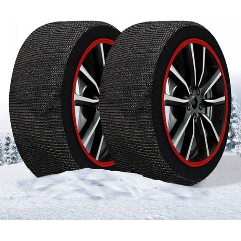Calze da Neve Omologate Misura XL per SUV Camper Auto 4x4 Veicoli Commerciali (1/2)