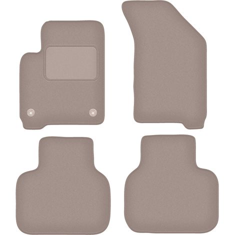 Tappetini in velluto beige per: crossover Fiat Freemont (2011-2016)