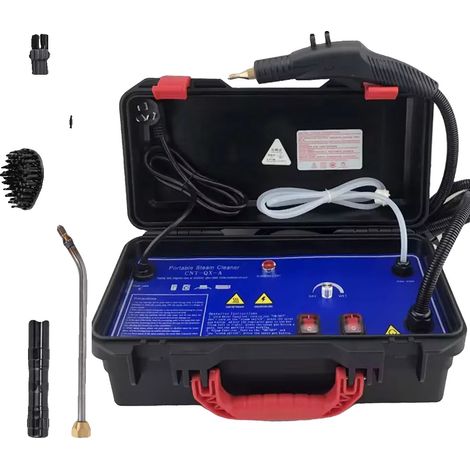 Nettoyeur à vapeur, design portable polyvalent, performance haute pression, Bleu, 220 V (1/2)