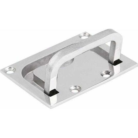 Boucle de plancher en acier inoxydable 316, boucle de pont marine, poignée de trappe, poignée de RV (7657mm) (1/4)