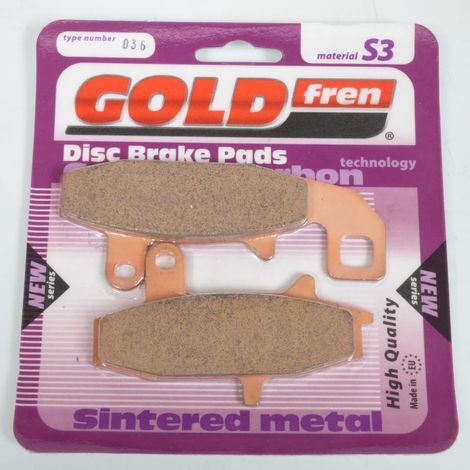Plaquette de frein Gold Fren pour Moto Suzuki 650 DR 1992 à 1993