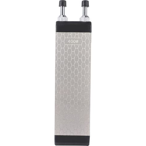 Pierre à aiguiser les couteaux de cuisine double face grain 400 1000 avec base réglable (1/5)
