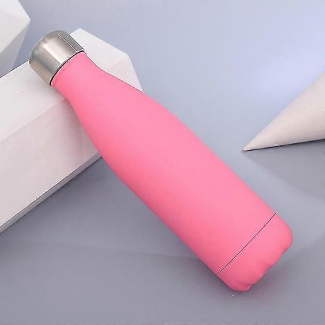 Stainless steel thermal bottle - 6-12h hot drink / 24h cold drink - Suitable for children 500ml (Pink) 26.56.5cm (1/5)