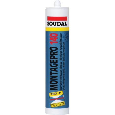 Masilla de fijación potente 140 310ml SOUDAL (por 12)