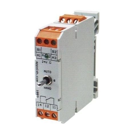 Appoldt RM-1W/Rückm. Relè industriale Tensione nom.: 24 V/DC, 24 V/AC Corrente di commut. max.: 8 A 1 scambio 1 pz. (1/2)