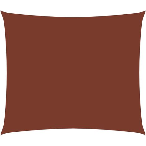 Parasol vela de tela oxford rectangular 35 x 5 m terracota 020009660 (1/5)