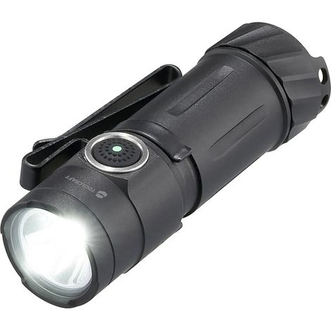 [NEUWERTIG] B-Ware Toolcraf Led Taschenlampe Mini Lampe Akku Schwarz Verstellbar Aluminiumlegierung