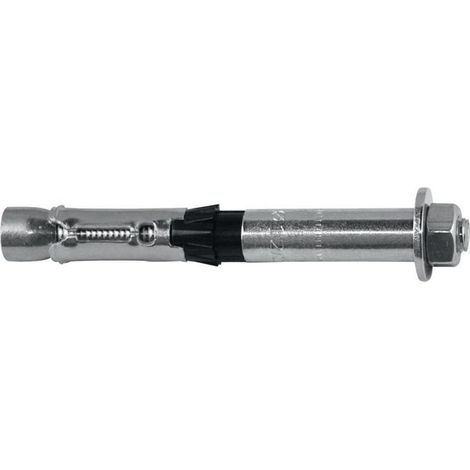 Goujon de fixation lourde SLA B D. 15 mm longueur 90 mm Boulon et écrou hexagonal bleu galvanisé (1/4)
