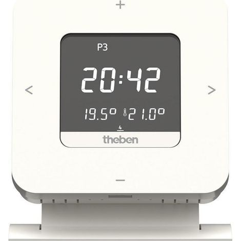 Theben RAMSES 811 top3 Termostato de reloj digital Programa semanal, Batería, App, Pantalla, 8119200
