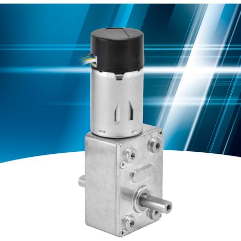 Moteur à engrenages à encodeur JGY-370, moteur à vis sans fin basse vitesse, moteur à double arbre de sortie, longueur d'arbre 15 mm, 6 V CC, 23 tr/min (1/5)
