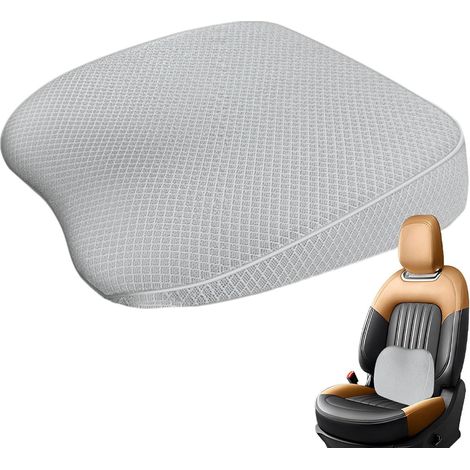 Rehausseur de siège de Voiture pour Adultes Coussins de Voiture rehausseurs de 8,1 cm d'épaisseur, Accessoires ergonomiques pour soulager l'inconfort de la Taille (1/5)