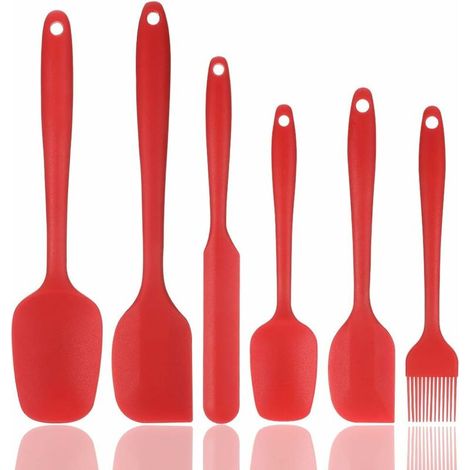 Ustensiles de cuisine en silicone rouge (1/5)