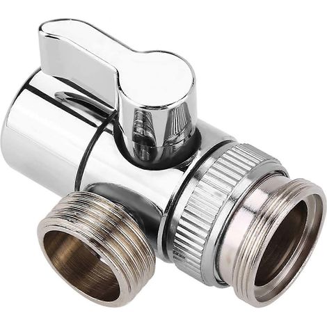 Robinet inverseur pour lavabo, évier, robinet d'arrêt en laiton pour pommeau de douche, salle de bain, cuisine, lavabo (1/5)