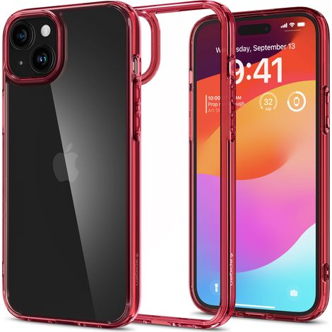 Ultra Hybrid Hülle für iPhone 15 Plus Rot (1/5)