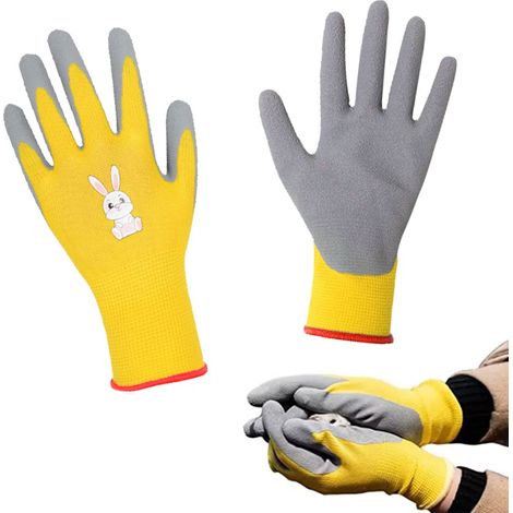 Kids Gardening Gloves, Work Gloves, Safety Gardening Gloves for 8-10 Years Old Kids, Toddlers, Girls, Boys (1/5)