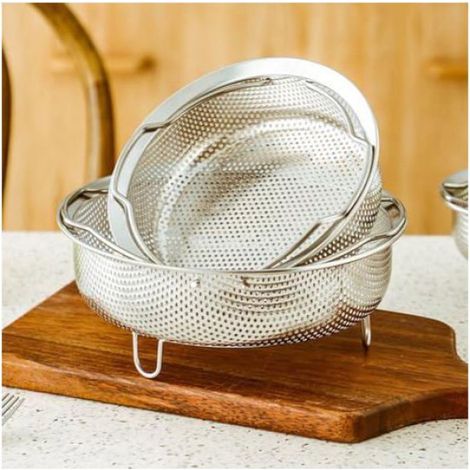 Panier Vapeur - Acier Inoxydable 304 - Pour Cocotte Minute 14 À 24 Cm - XL (1/5)