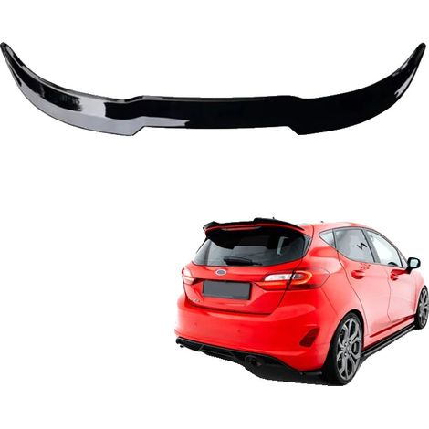 Spoiler trasero de techo, plástico ABS de alta calidad, 1,5 m x 0,3 m x 0,2 m, compatible con Ford Fiesta MK8 ST/ST-Line (2019-2026), mejora aerodinámica, fácil instalación mediante tornillos. (1/5)