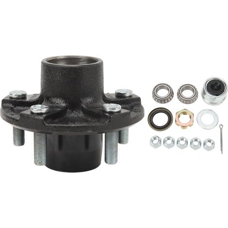 Kit de moyeu de remorque 2000 lb 5 sur 4,5 pouces pour broche de bateau cargo de 1 pouce et 1-1/16 pouces. (1/5)