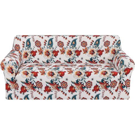 Housse de Canapé 3 Places avec Accoudoirs Housse Canape Extensible Housse pour Canapé Elastique Canapé Universelle Housse Protection Canapé avec 1 Housses de Coussin (1/5)