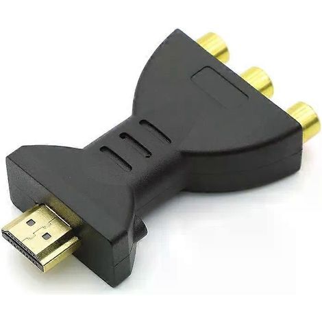 Für 1 Stück HD-TV-Box HD 1080P RCA AV zu HDMI-kompatiblem Composite-Adapter-Konverter HDMI-Stecker auf 3RCA Video-Audio-Anschluss-JXLGV (1/4)