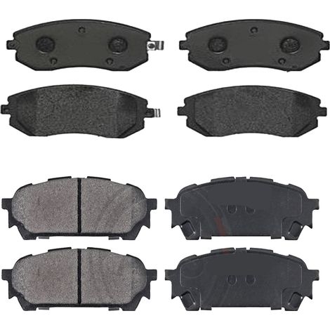 KIT PASTIGLIE FRENO ANTERIORI E POSTERIORI compatibile con SUBARU LEGACY V (BM) / PASTIGLIE FRENANTI AUTO OEM P 78 013,P 78 020 / SOSTITUZIONE DIRETTA / BASSA POLVERE / SILENZIOSO