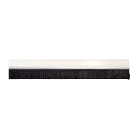 Guarnizione Porta In Pvc Trasparente Con Spazzola 1 Metro (1/2)