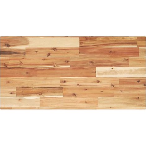 Waschtischplatte Ölbeschichtung 100x40x2 cm Massivholz Akazie