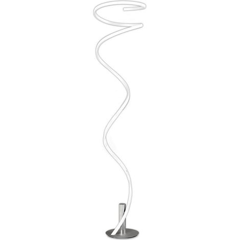 Lampadaire design, lampadaire Hélix dimmable Blanc en Metal, MANTRA (1/5)