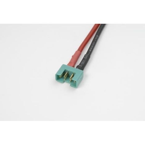 MPX gold connector, Female, silicon wire 14AWG, 10cm (1pc)