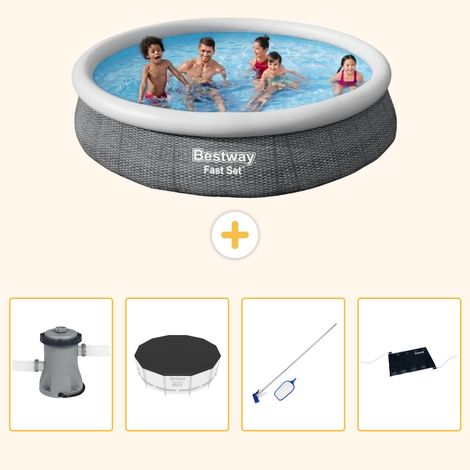 Bestway Bestway Fast Set Ronde - 366x76 cm - 5-pièces S241 (1/5)