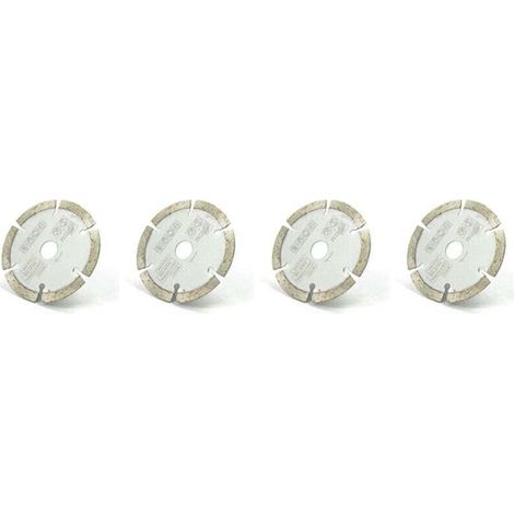 4 Lames De Scie Circulaire Diamantées 85 Mm Alésage 15 Mm Pour Découpe Matériaux Durs (1/4)