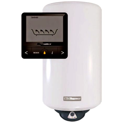 Chauffe-eau électrique connecté ACI Hybride VISUALIS vertical mural 100L - THERMOR - 261068