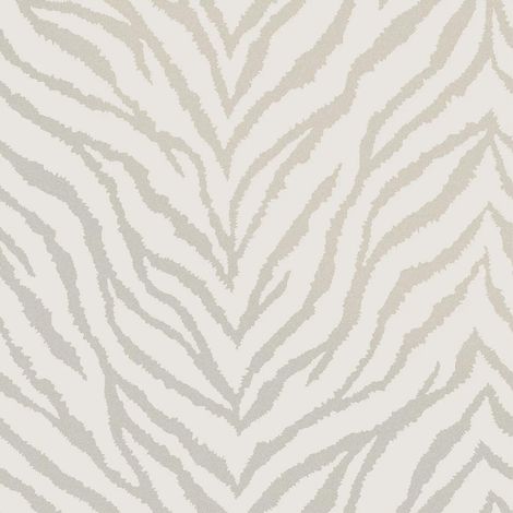 Holden Decor Statement Dazzle Off White Animal Print Zebra Washable Wallpaper