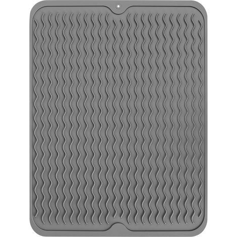 Tapis Egouttoir Vaisselle Silicone 15 × 30 cm Egoutoire Vaisselle Cuisine Tapis Vaisselle Tapis Evier Cuisine Pliable Résistant à la Chaleur Gouttoir (1/5)