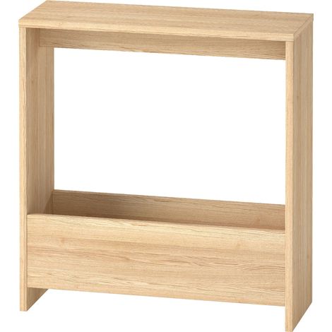 Levede Side Table Narrow Sofa End Table Wooden with Book Magazine Storage 20cm (1/5)