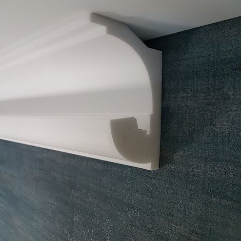 Lichtleiste "Wiesemann LL5" - Stuckleiste für indirekte Beleuchtung (1/5)