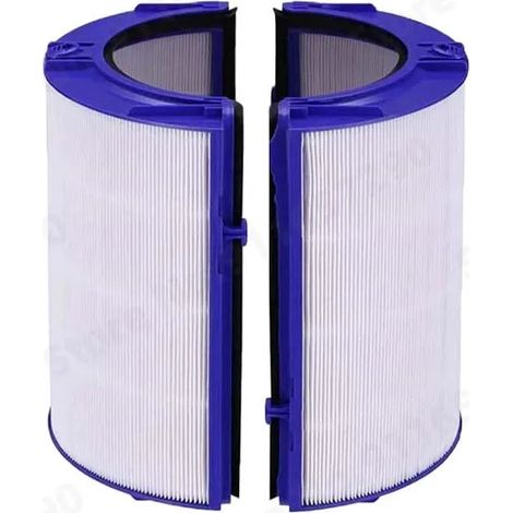 Filtre HEPA de rechange compatible avec les purificateurs d'air Dyson TP04, TP05, HP04 et HP05 Pure Cool. Système de filtration HEPA scellé à deux étages et à 360°. Accessoires inclus. (1/4)